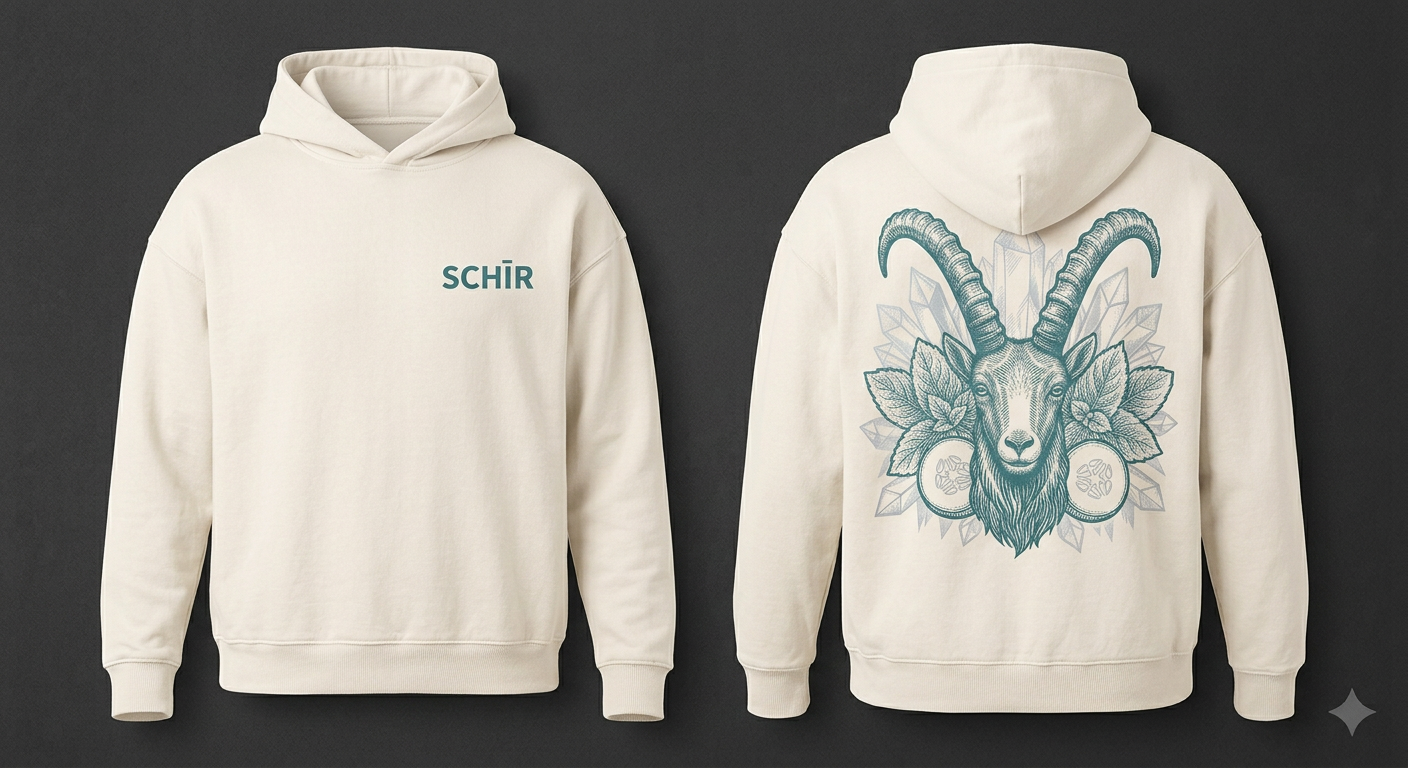 Arctic Mint & Cucumber Hoodie